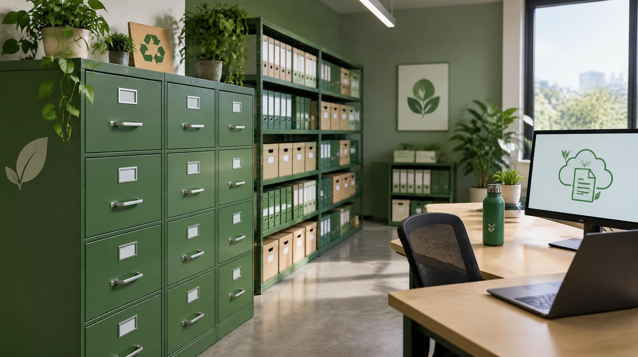 sustainable filing cabinet