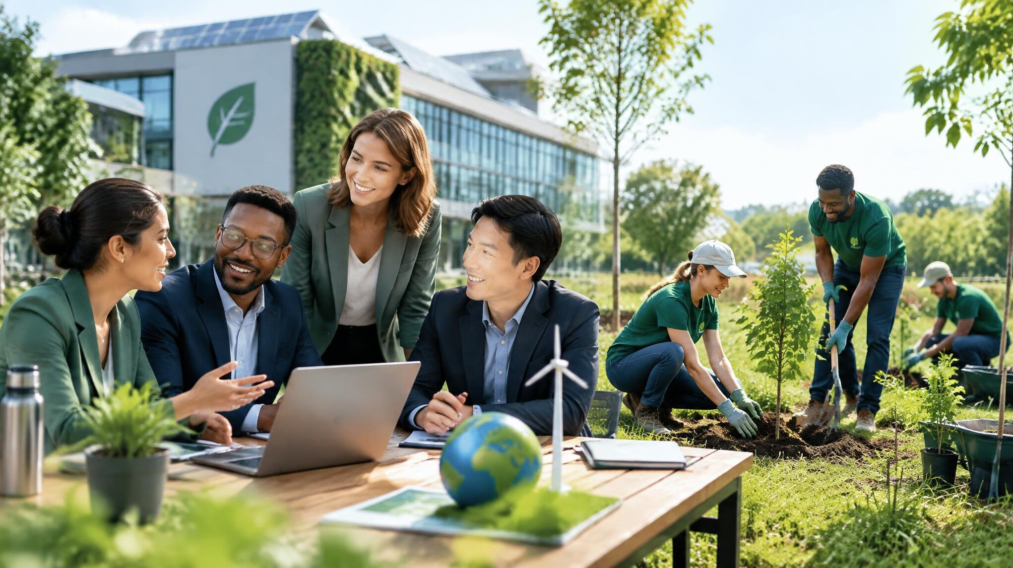 team meeting sustainability